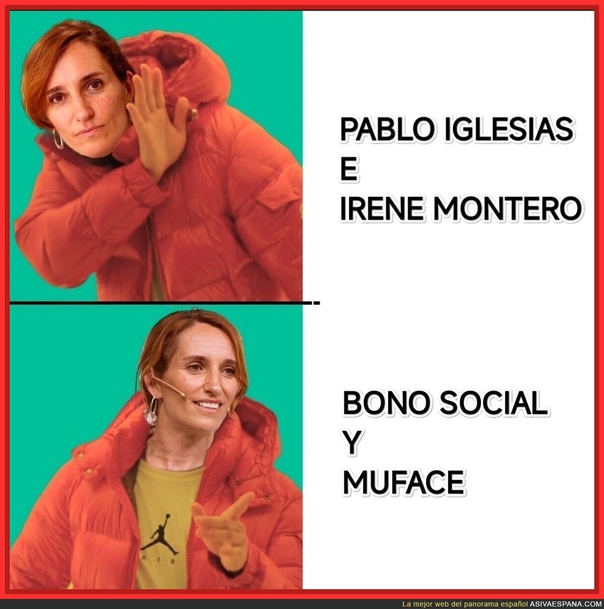 Monica García: descripción gráfica.