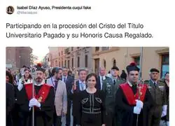 La procesi&oacute;n favorita de Ayuso