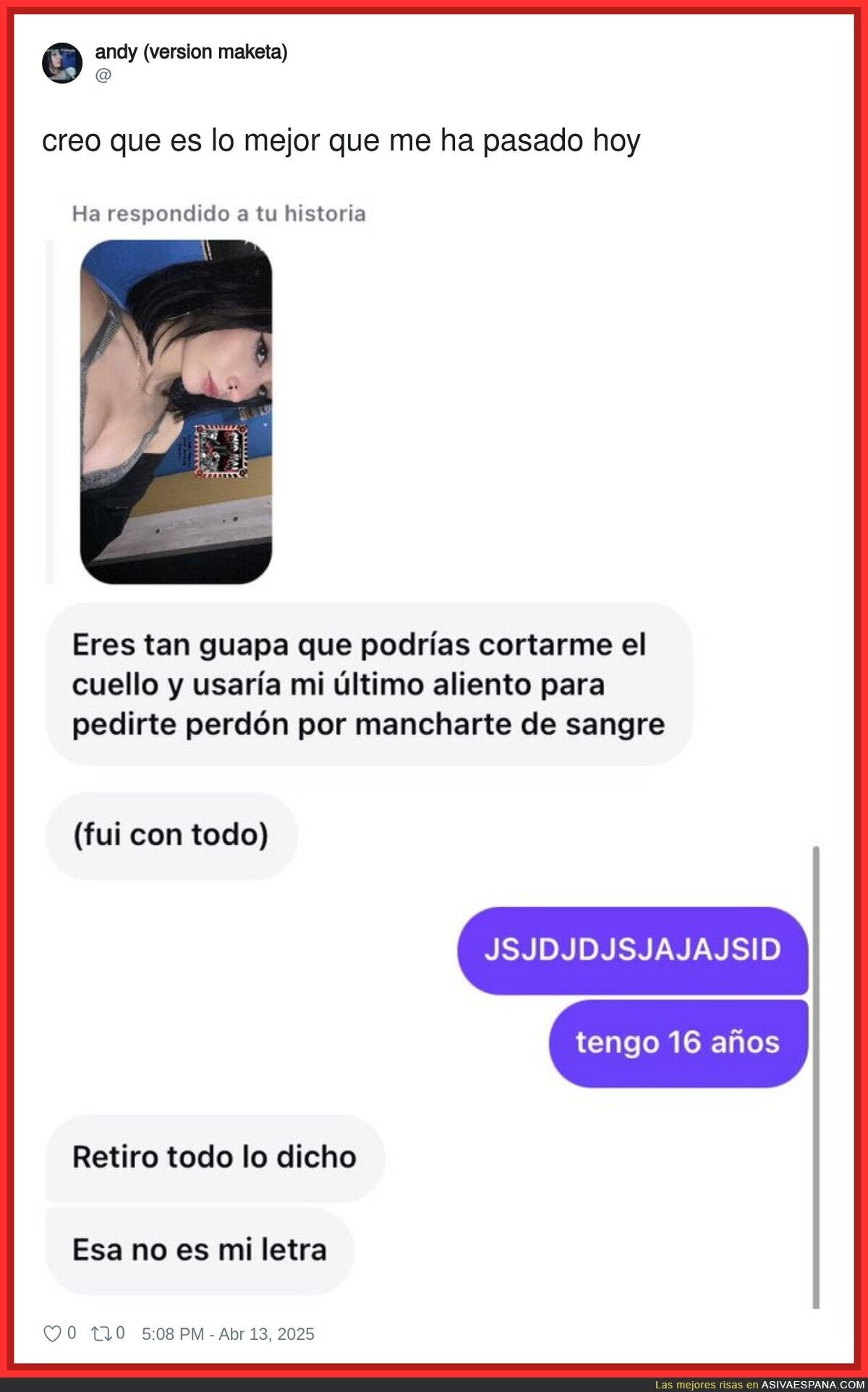 Esta conversación es buenísima