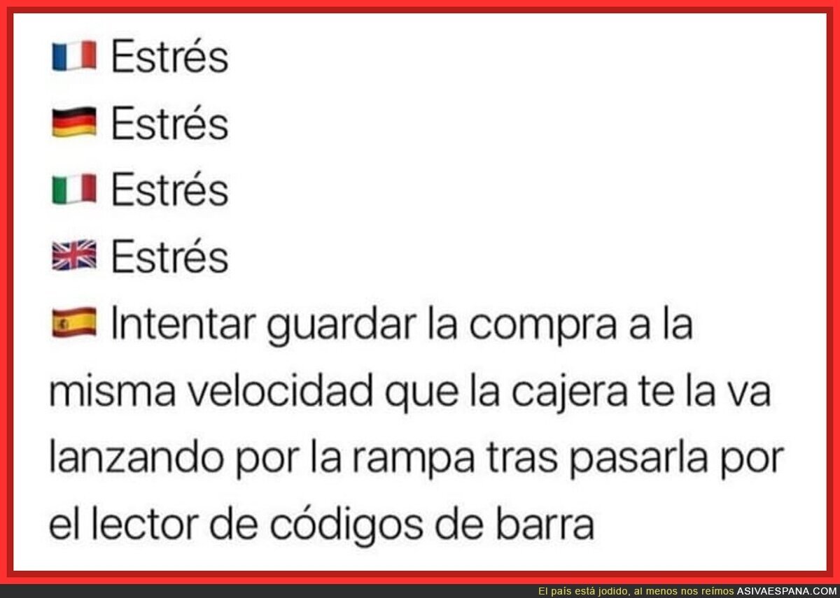 Cada día lo hago en el supermercado