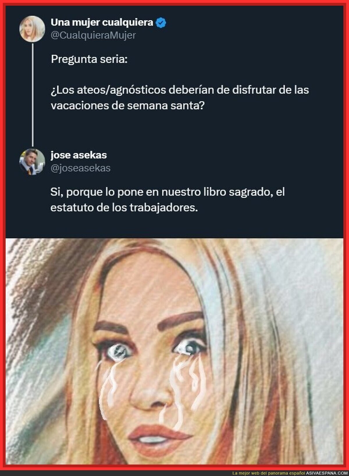 No hay Semana Santa sin que un cafre suelte la preguntita, pero se puede encontrar con una respuesta Sagrada
