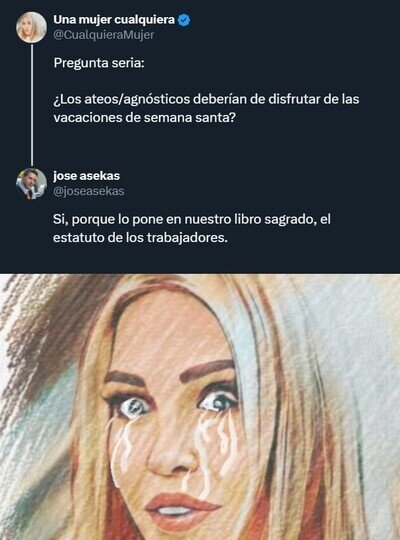 No hay Semana Santa sin que un cafre suelte la preguntita, pero se puede encontrar con una respuesta Sagrada