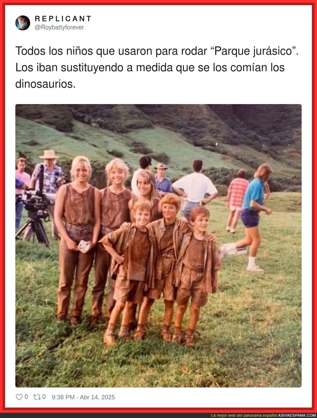 Lo que no sabías de “Parque jurásico”