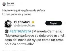 El personaje de Manuela Carmena ha evolucionado un poco mal