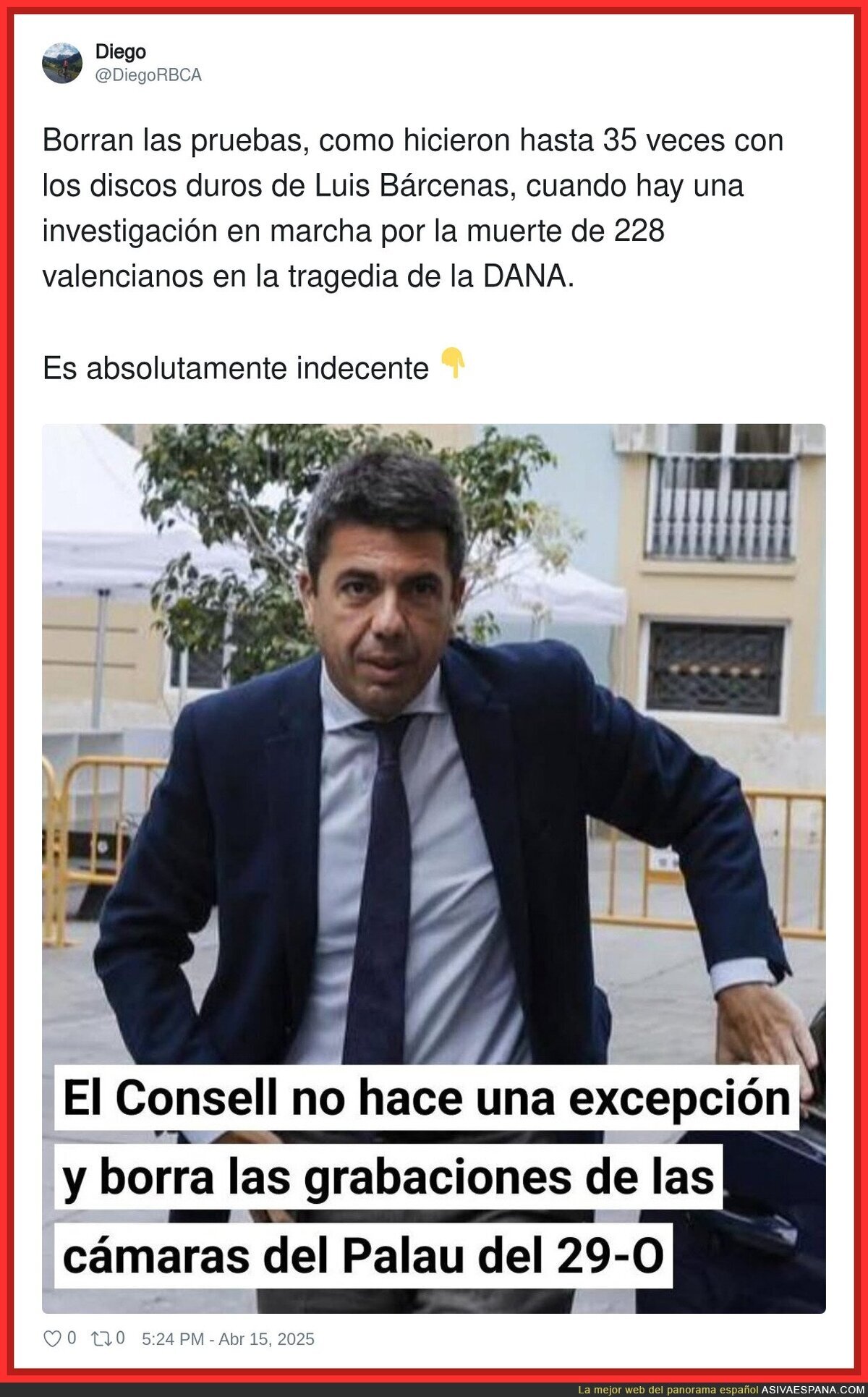 En Valencia y el PP se están riendo de la justicia nuevamente