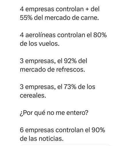 Los medios controlan todo