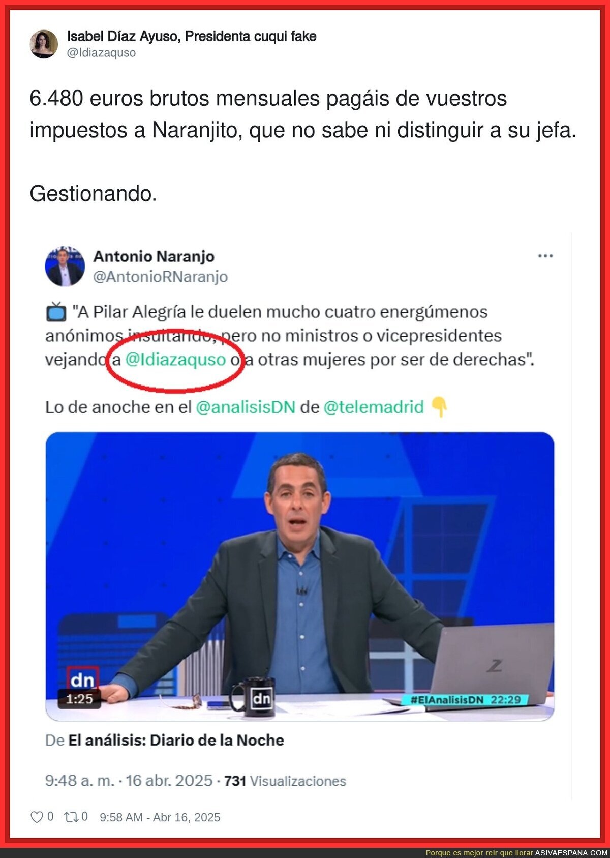 El periodismo de derechas es así