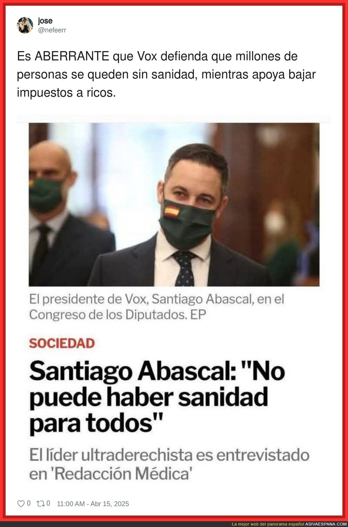 Esto es VOX, ni más ni menos