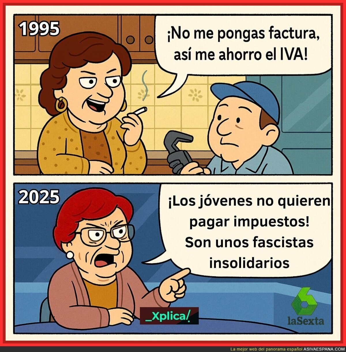 Los mayores son los que más engañan al sistema