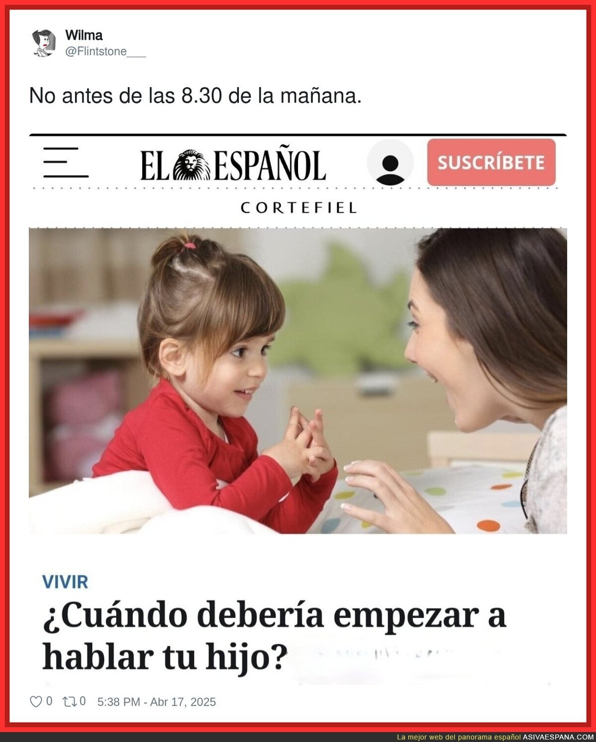 Los hijos y como molestan