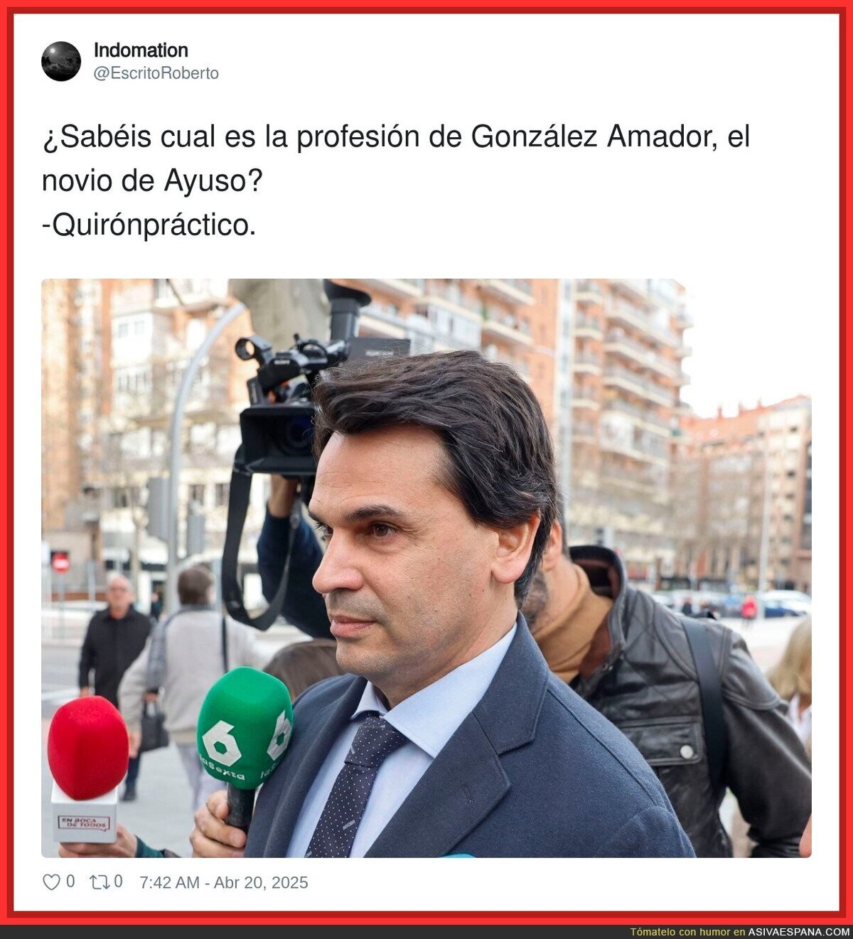 La profesión de González Amador, el novio de Ayuso