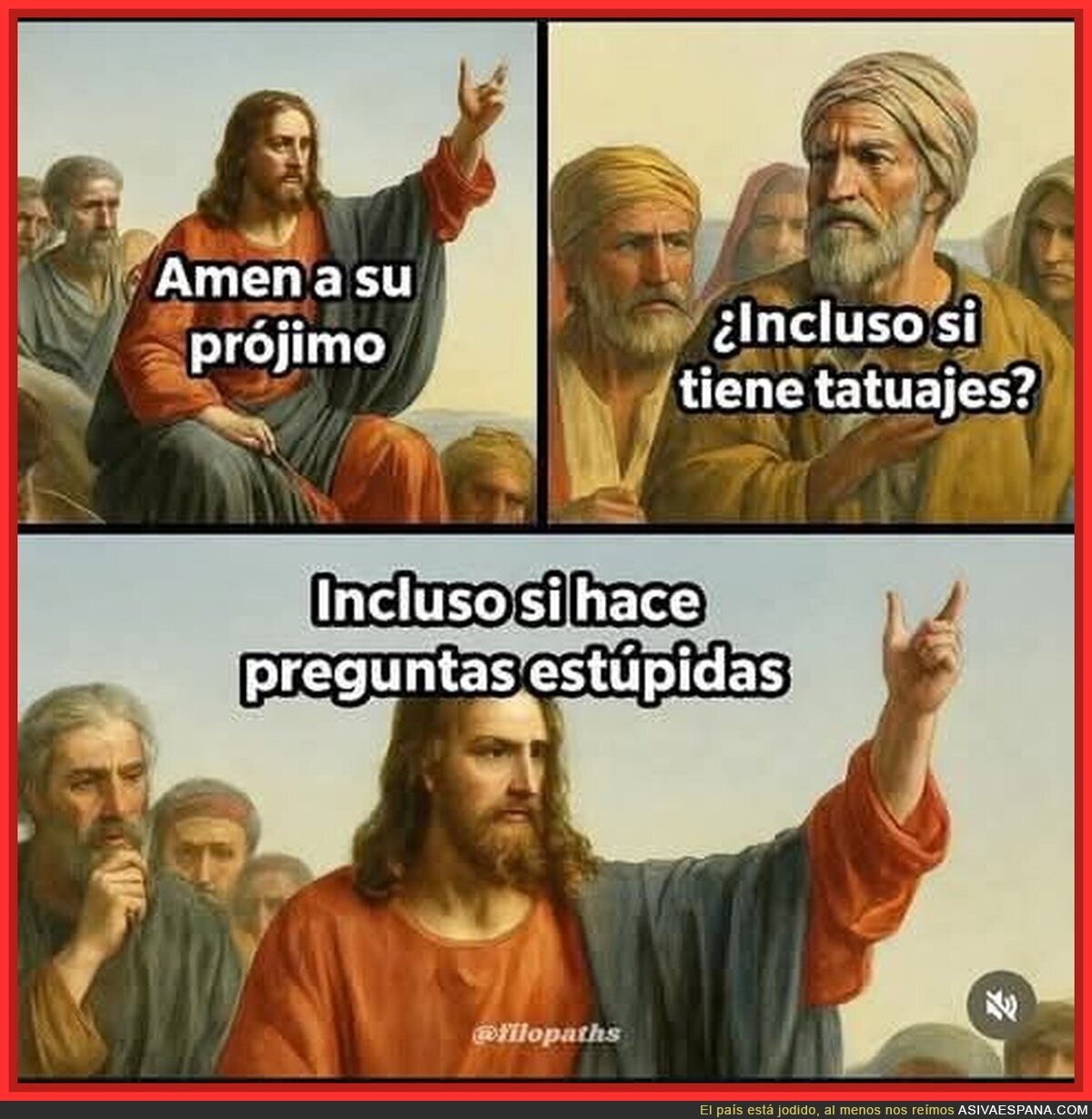 Jesús acepta a todos por igual