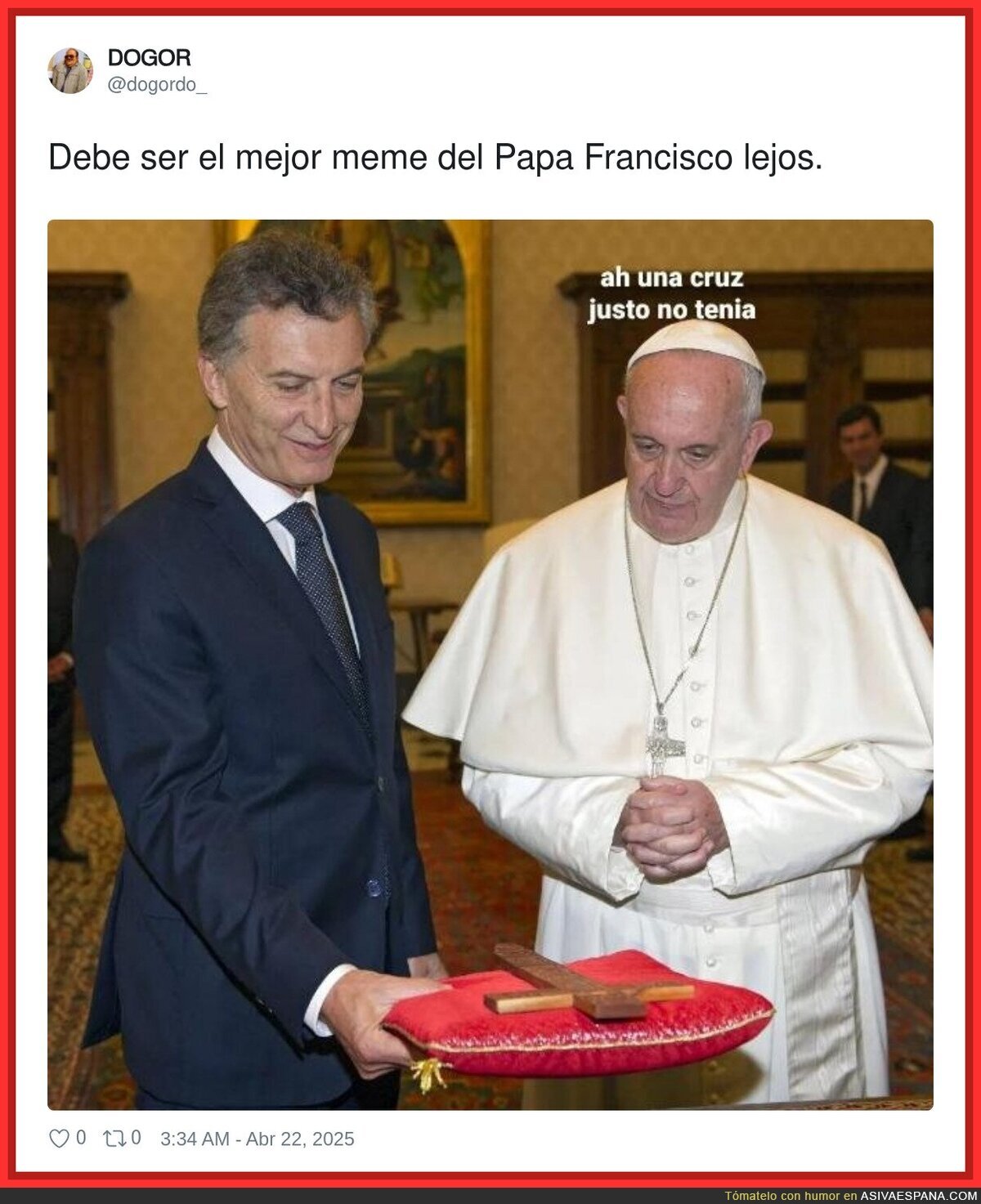 Que bonito regalo se llevó