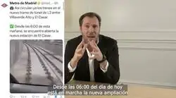&Oacute;scar Puente retrata a Ayuso con esta estaci&oacute;n de Metro en Madrid