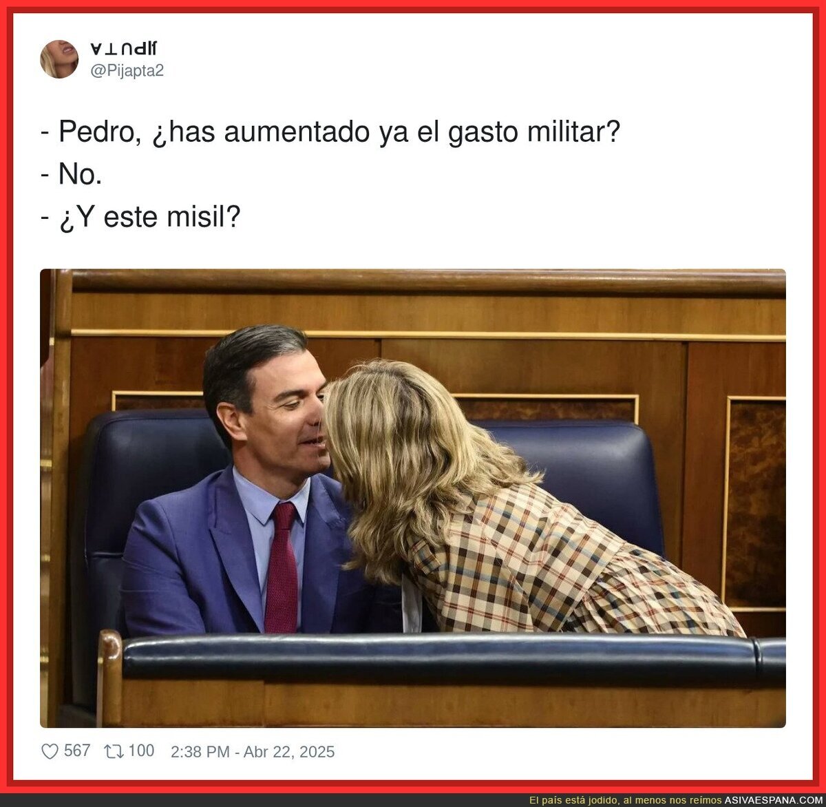 El gasto militar de Pedrito