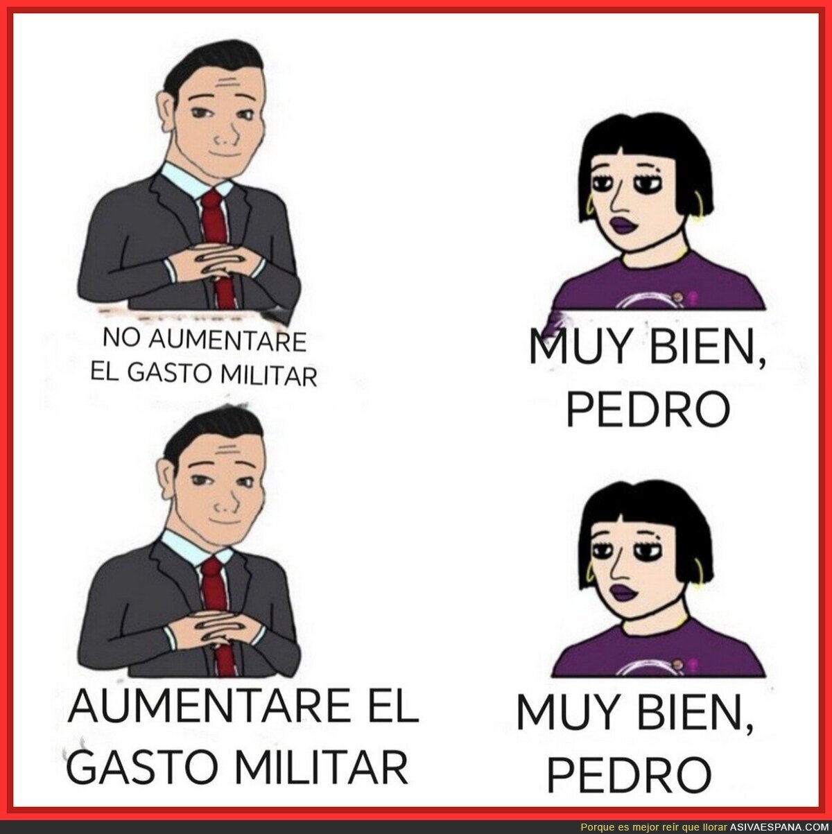 Muy bien Pedro