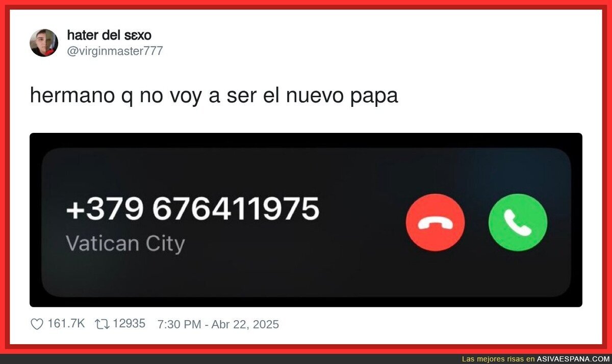 Llamada urgente desde el Vaticano