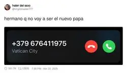 Llamada urgente desde el Vaticano