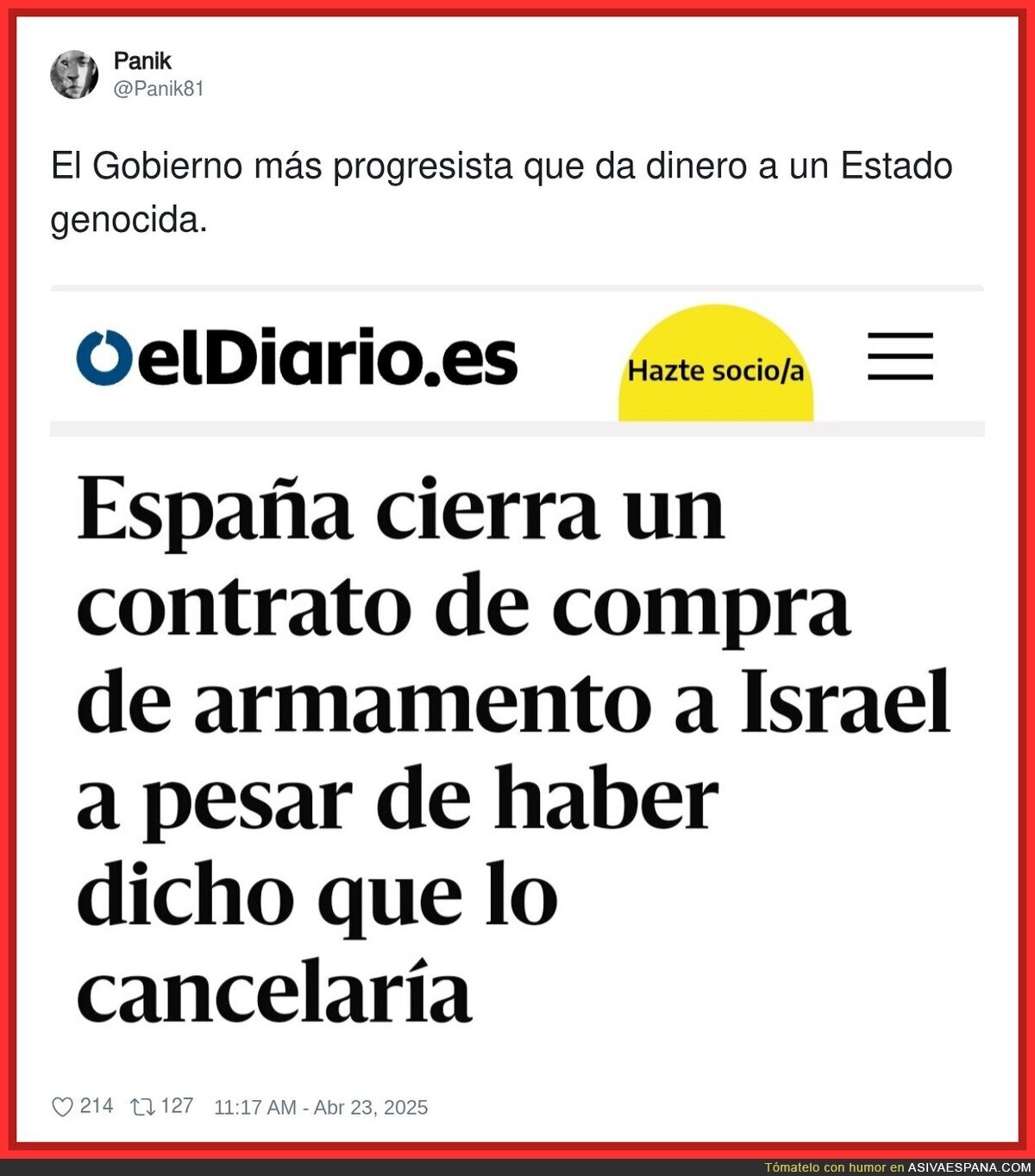 Supuestamente el PSOE es de izquierdas