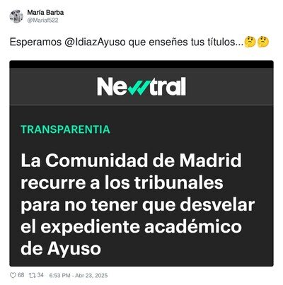 ¿Qué esconde Isabel Díaz Ayuso?