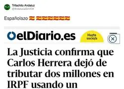 Que gran patriota es Carlos Herrera