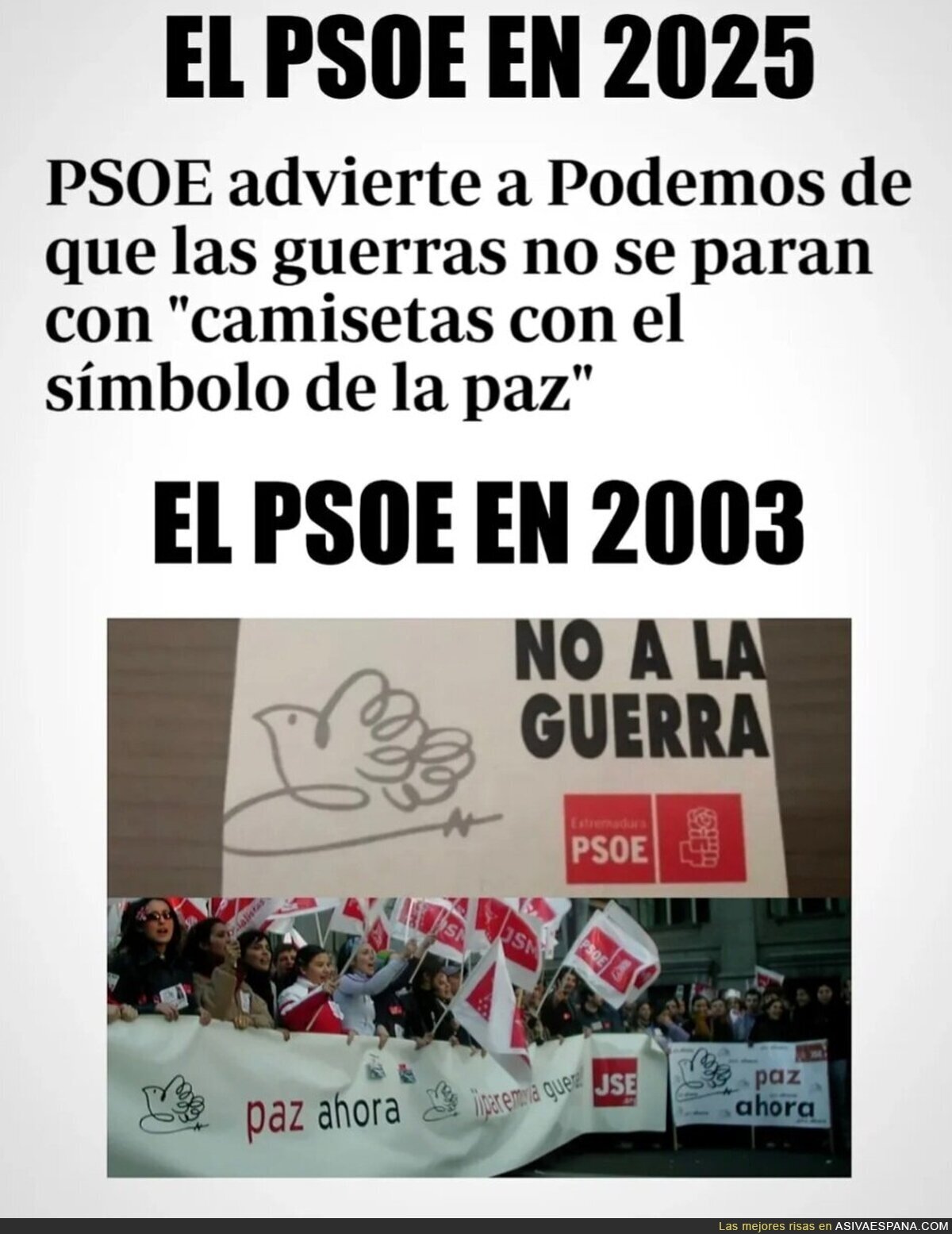 El PSOE haciendo cosas típicas del PSOE