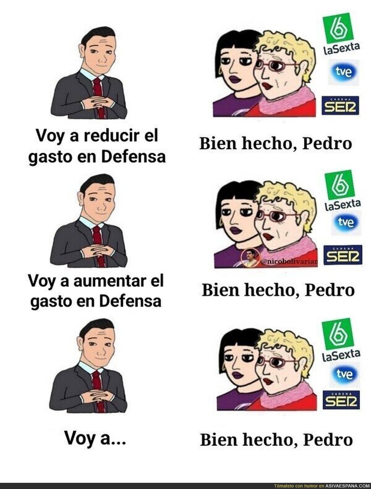 Bien hecho Pedro