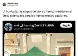 Las carpas de VOX son un lugar odnde demostrar el amor y nunca pasa nada