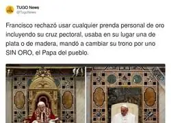 Esto dice mucho del Papa Francisco