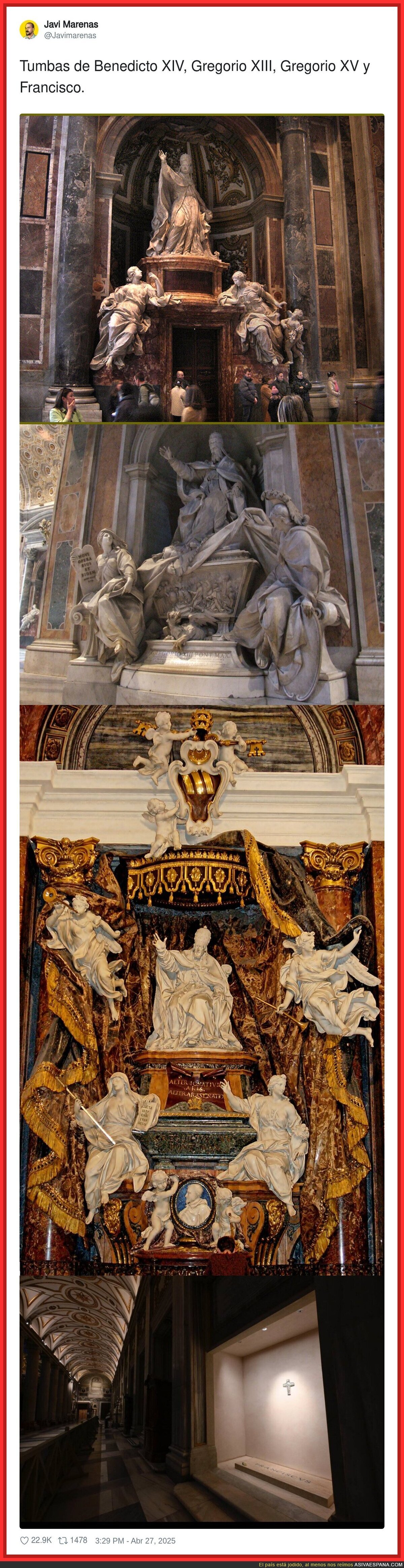 La humildad del Papa Francisco hasta después de la muerte