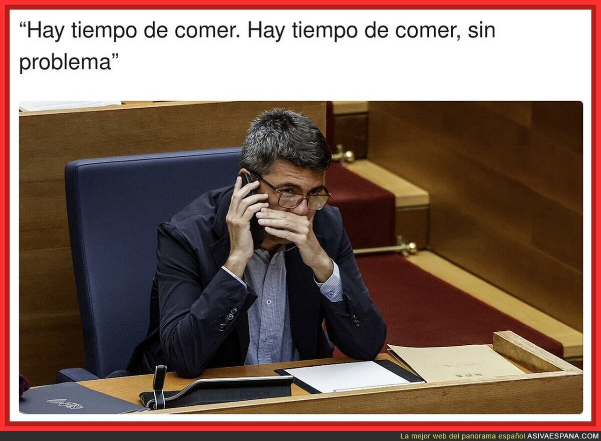 Mazón se toma con tranquilidad el apagón
