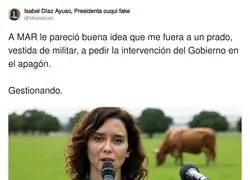 La que nunca tiene luces es Ayuso