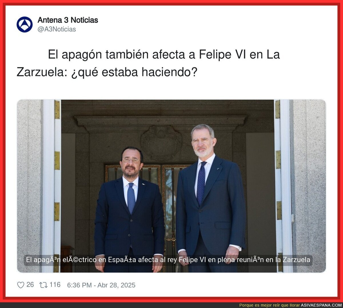 Apuesto a que Felipe VI un día más hizo: NADA