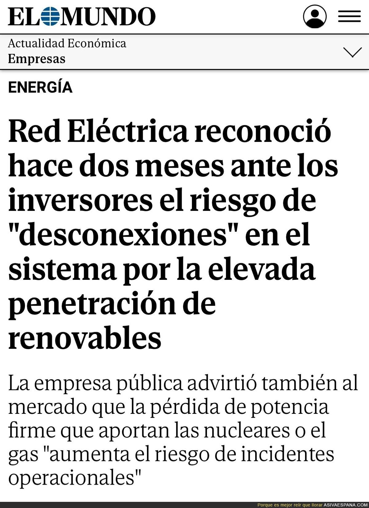 Bulos de… Red Eléctrica?