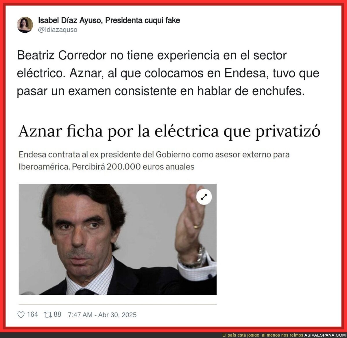 Así es el nivel de los puestos de gente en eléctricas