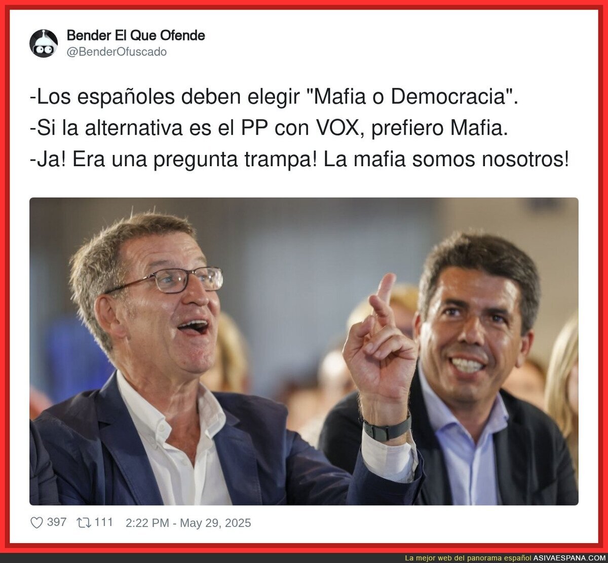 La mafia pone contra las cuerdas al PP