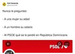 &iquest;Qu&eacute; pasa con el PSOE y Rep&uacute;blica Dominicana?