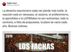 Los manifestantes de ultraderecha se desvanecen