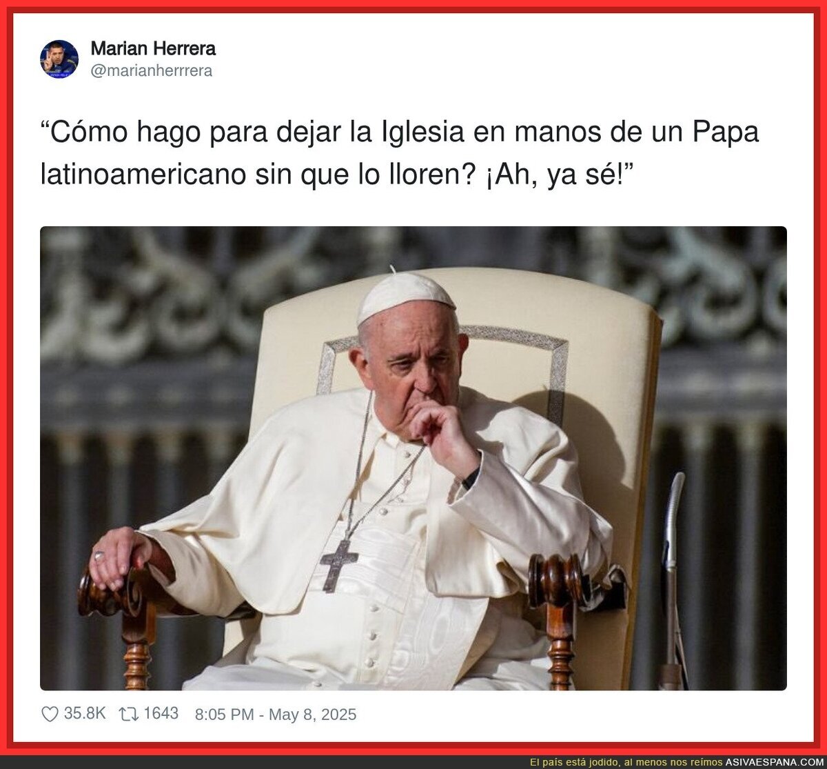 Francisco lo tenía todo planeado