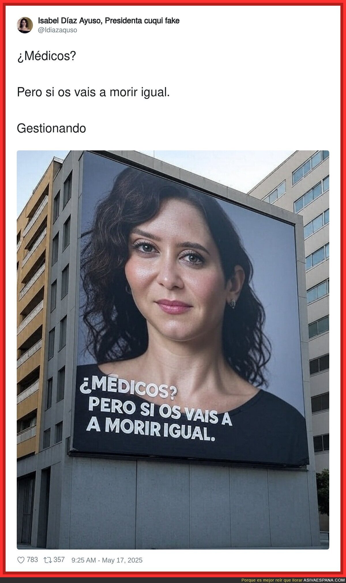 ¿Para qué médicos?