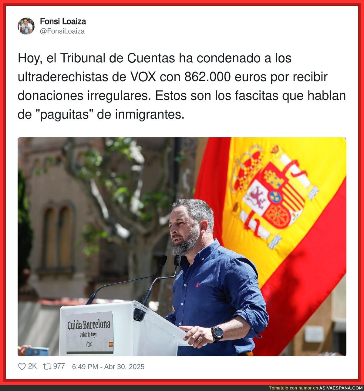 VOX tiene mucho que ocultar