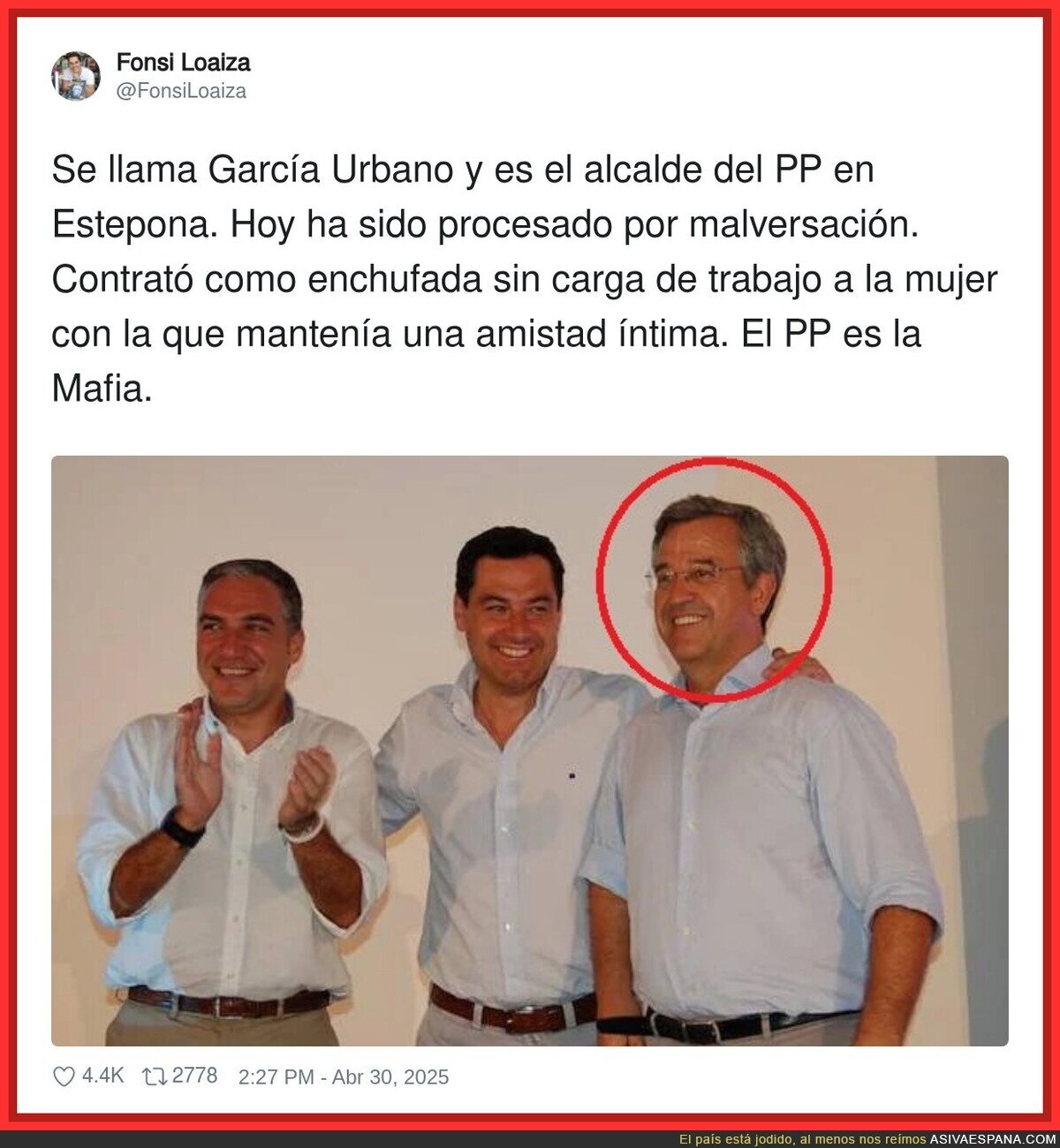 Noticias del PP que no abren informativos