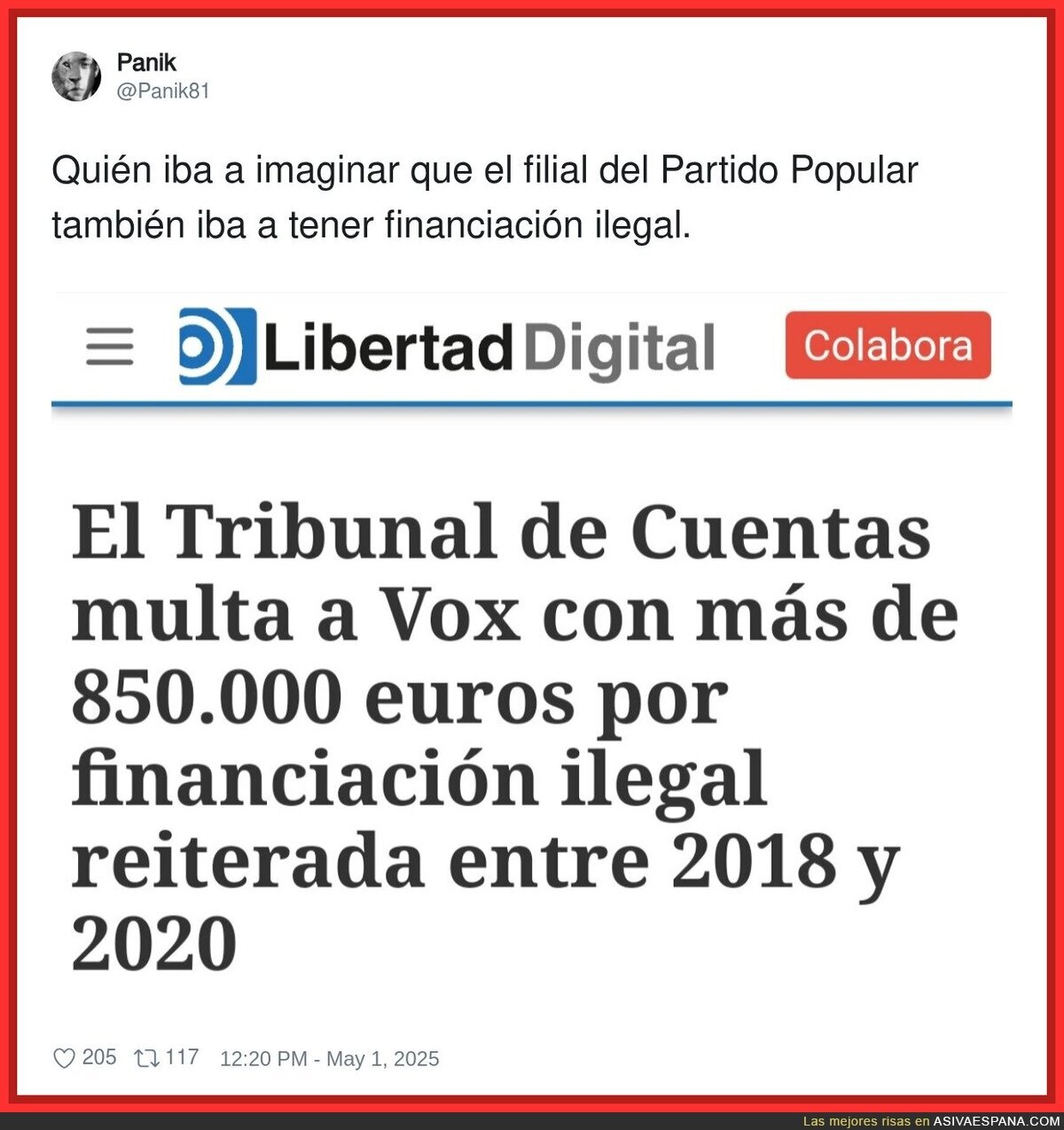 Salta la sorpresa en VOX -o no-