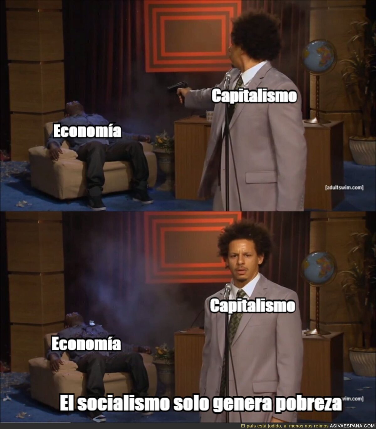 La culpa nunca es del capitalismo