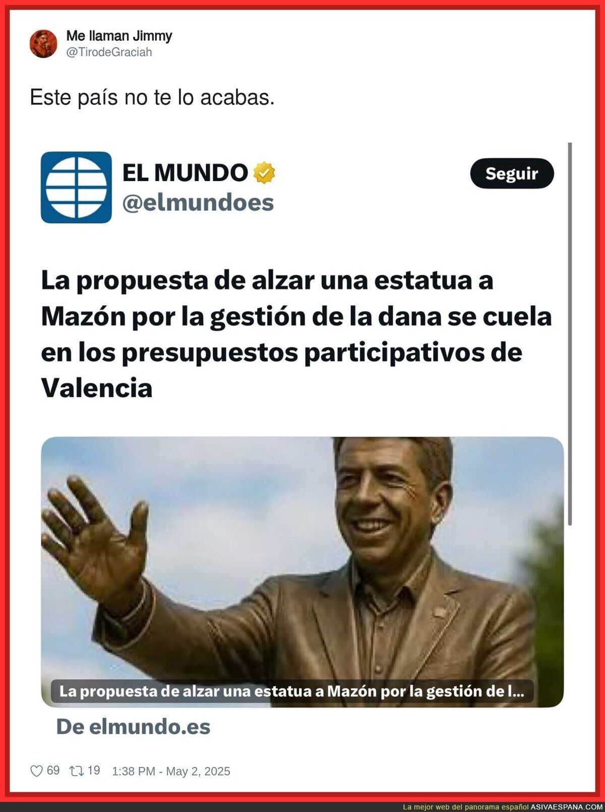 Surrealista lo de España