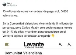 Para la gente que gobierna el PP en Valencia
