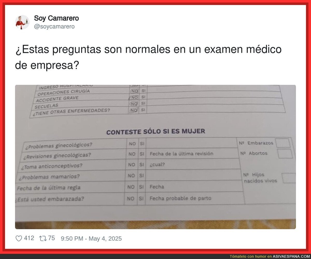 Las preguntas que uno llega a ver en una entrevista de trabajo