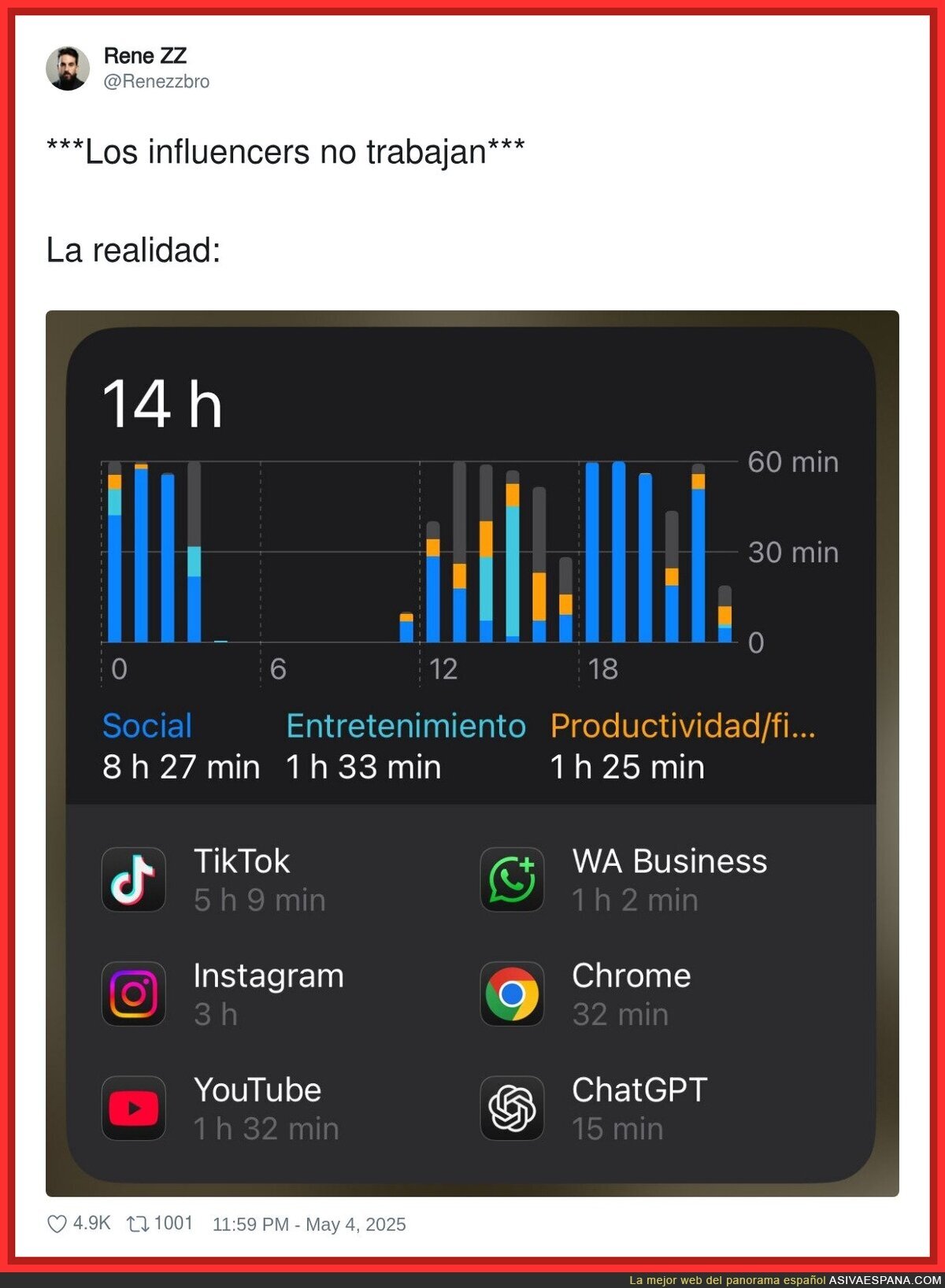 Así justifica este 'youtuber' que trabaja