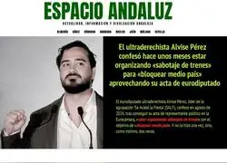 Alvise promov&iacute;a en agosto de 2024 el sabotaje del transporte p&uacute;blico