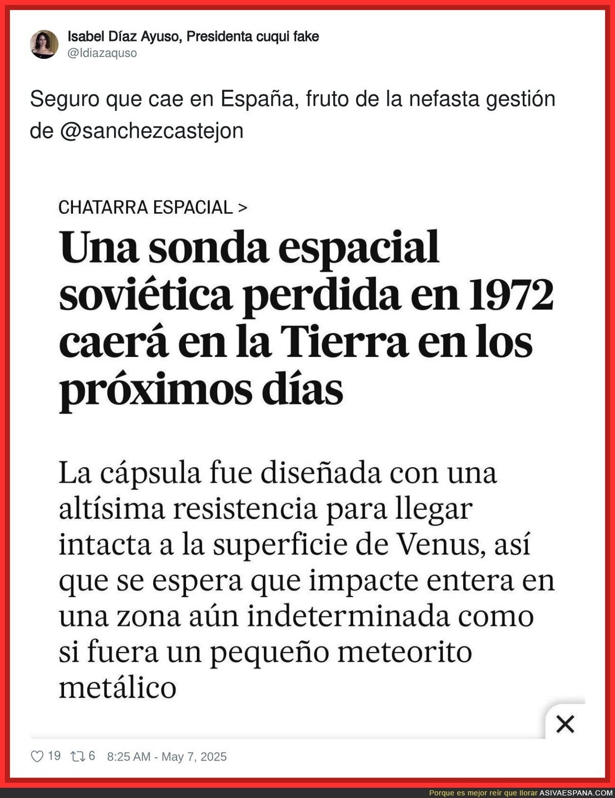 Pedro Sánchez no deja de liarla